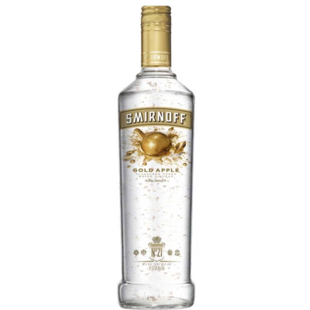 Smirnoff Gold Apple W Gold Flakes 1000ml Shopee Singapore