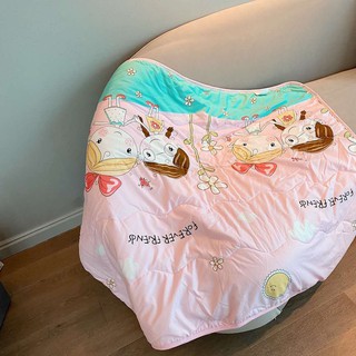 [Local Stock]EmmAmy®110x150cm Children Cotton Quilt Kids Cartoon Summer Premium Baby Blanket #6