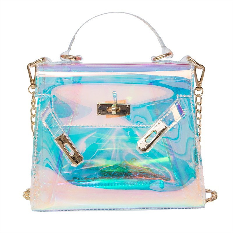 holographic messenger bag