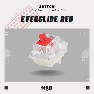 [Shop Malaysia] [ready stock] jwk everglide red linear switches switch for mechanical or gaming keyboards - linear