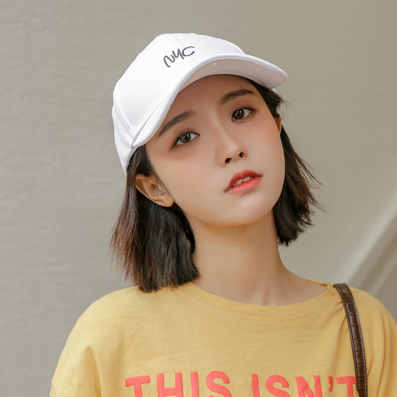 Baseball Cap Female Harajuku Wind Short Hair Cap Shopee Singapore