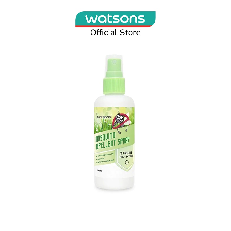 WATSONS Mosquito Repellent Spray 100Ml Shopee Singapore