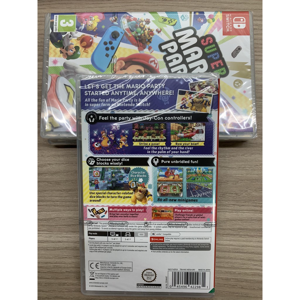 can you play super mario party with one joy con