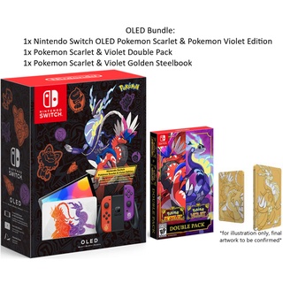 Ultimate Bundle: Nintendo Switch OLED Pokemon Scarlet & Violet Edition ...