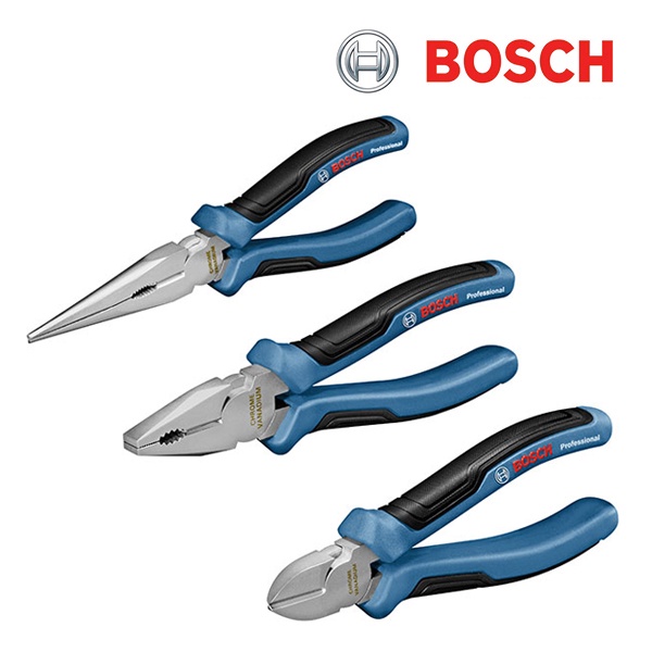 Bosch Pliers Set Hand tools long noses nippers combination pliers Shopee Singapore