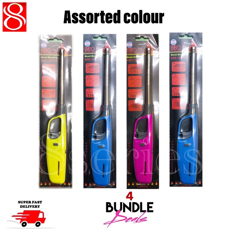 [ Bundle of 4pcs]Long Kitchen Lighter / stove lighter /Gas lighter for