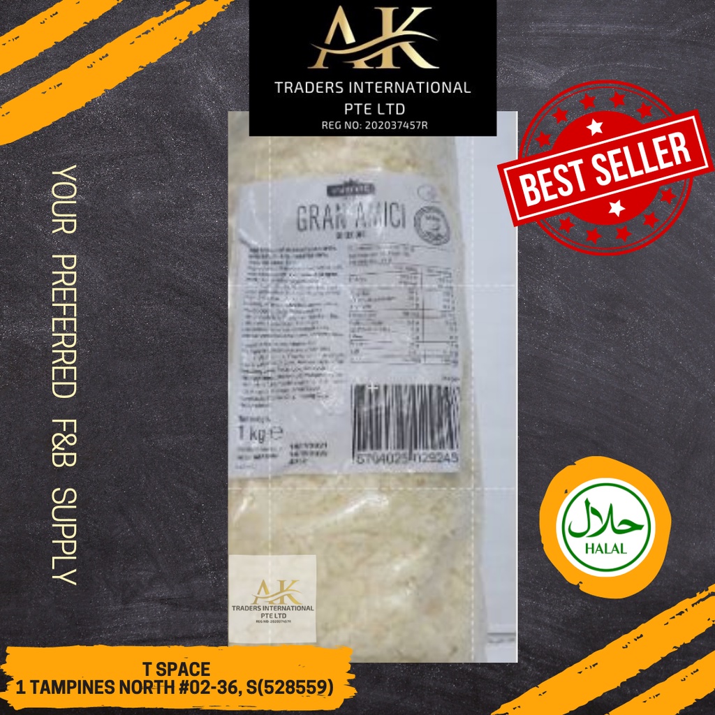 SHREDDED PARMESON CHEESE 1KG HALAL Shopee Singapore