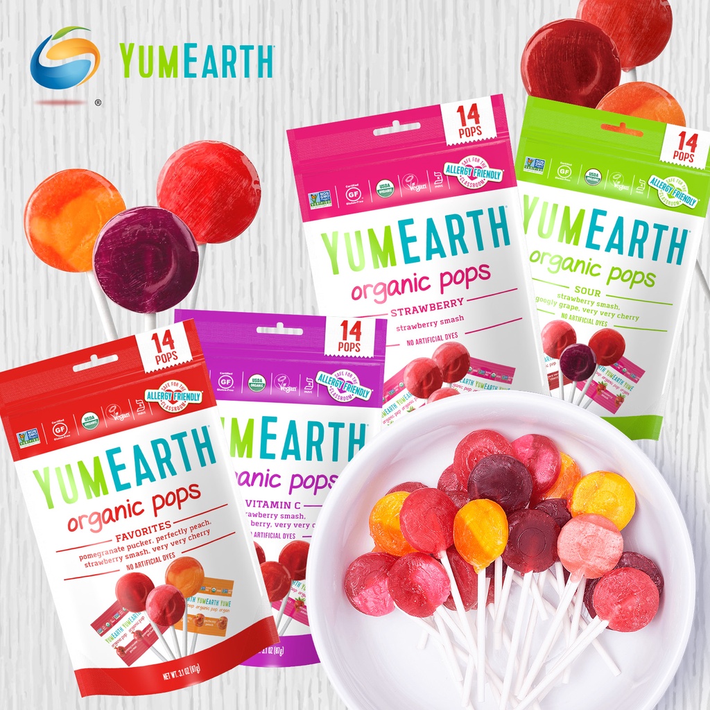 YUMEARTH Organic Lollipops 85G Shopee Singapore