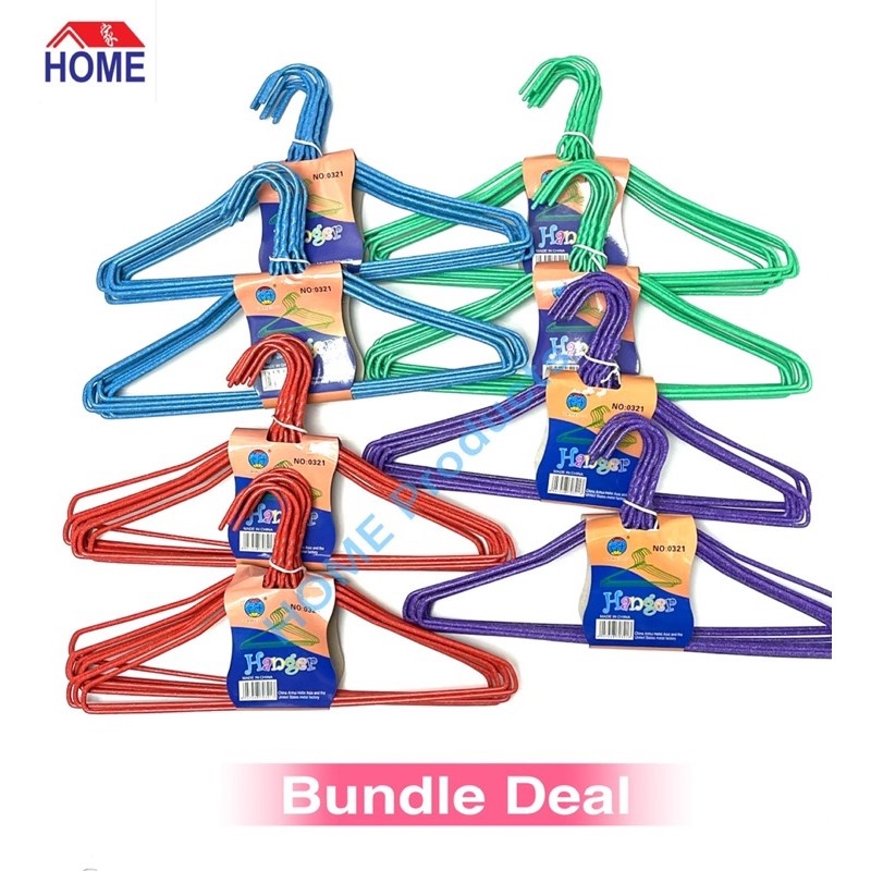 [Bundle Deal] Metal Cloth Hanger/ Metal Clothes Hanger 0321 Shopee