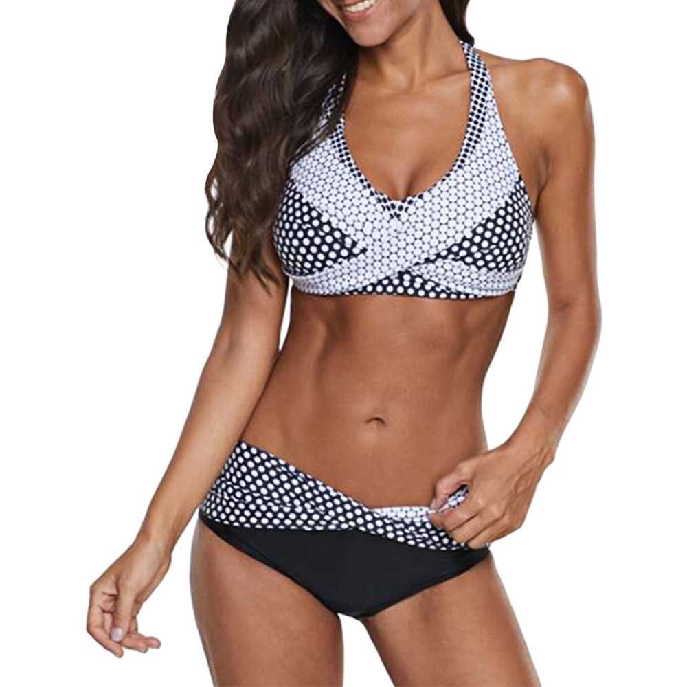 black padded bikini set