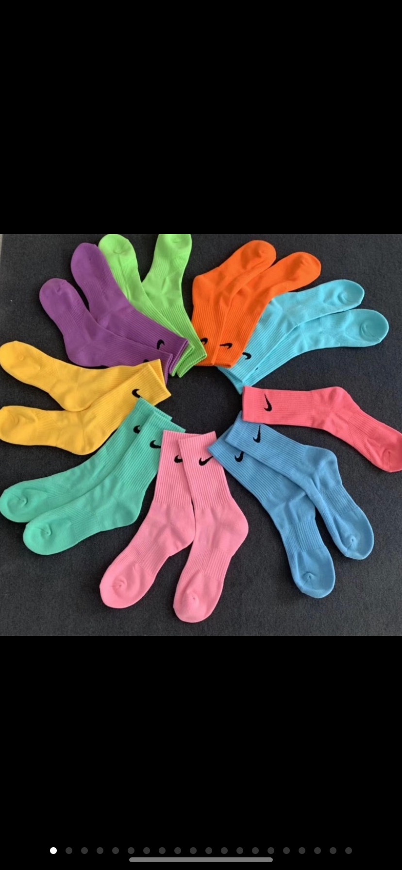 nike multicolor socks