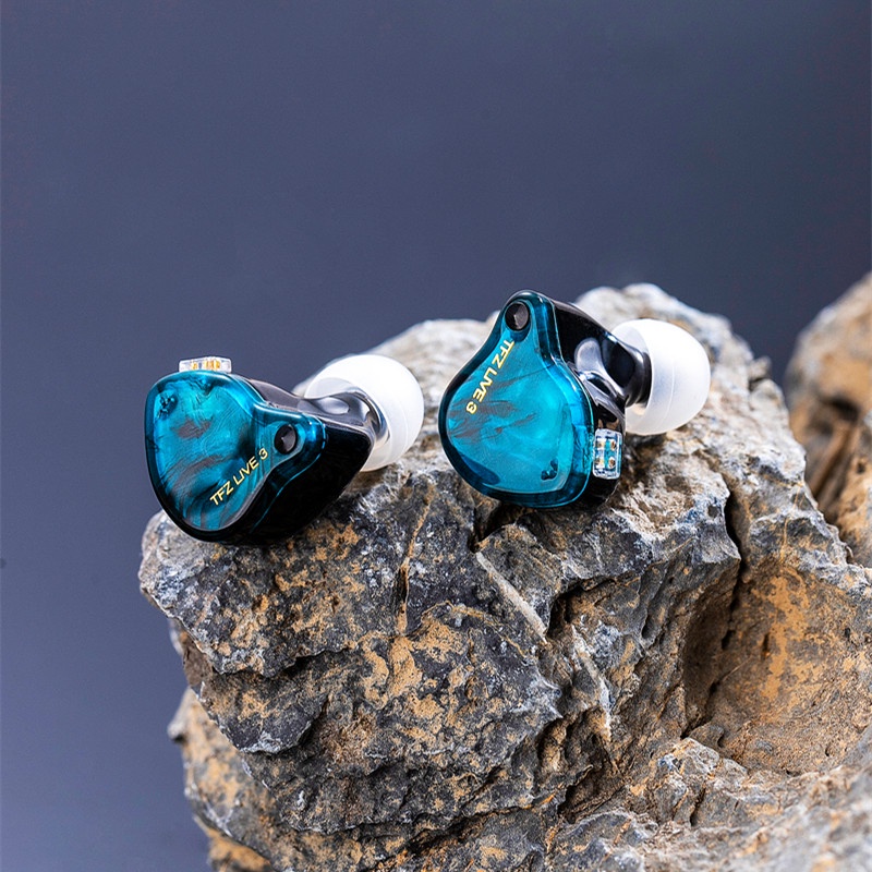 TFZ LIVE 3 In Ear Earphone Dual Magnetic Circuit Graphene Dynamic Driver Hifi Bass Monitor Sport Headsets 2Pin Detachable Cable
