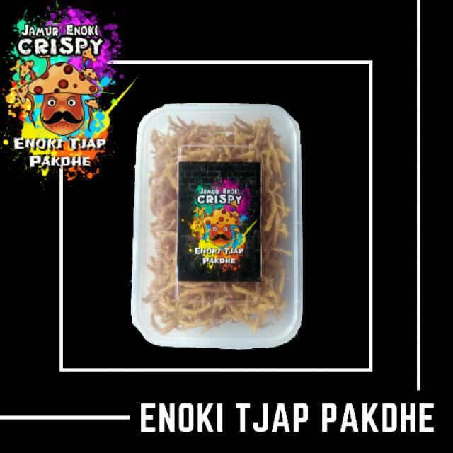 Crispy Enoki Mushroom Original Flavor Jar Packaging Jamur Enoki