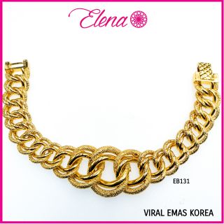 Elena Emas  Korea Bracelet Gelang  Tangan Coco Perut Ular  