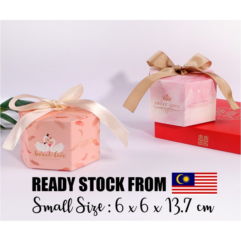  10PCS WEDDING GIFT SOUVENIR DOORGIFT CANDIES BOX Kotak 