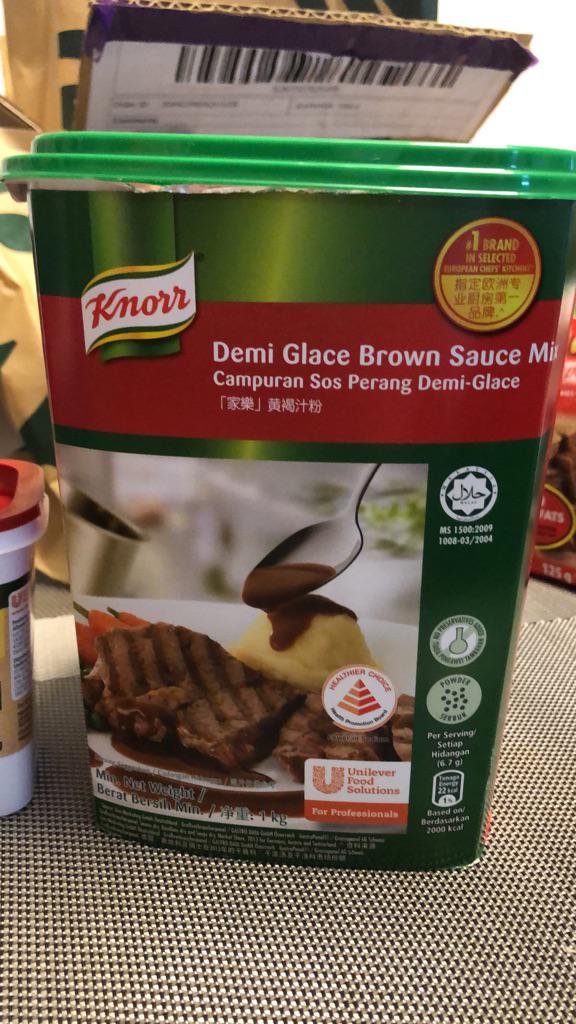 Knorr Demi Glace Brown Sauce Mix 1kg | Shopee Singapore