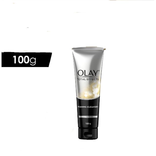 olay total effects foaming cleanser 100g