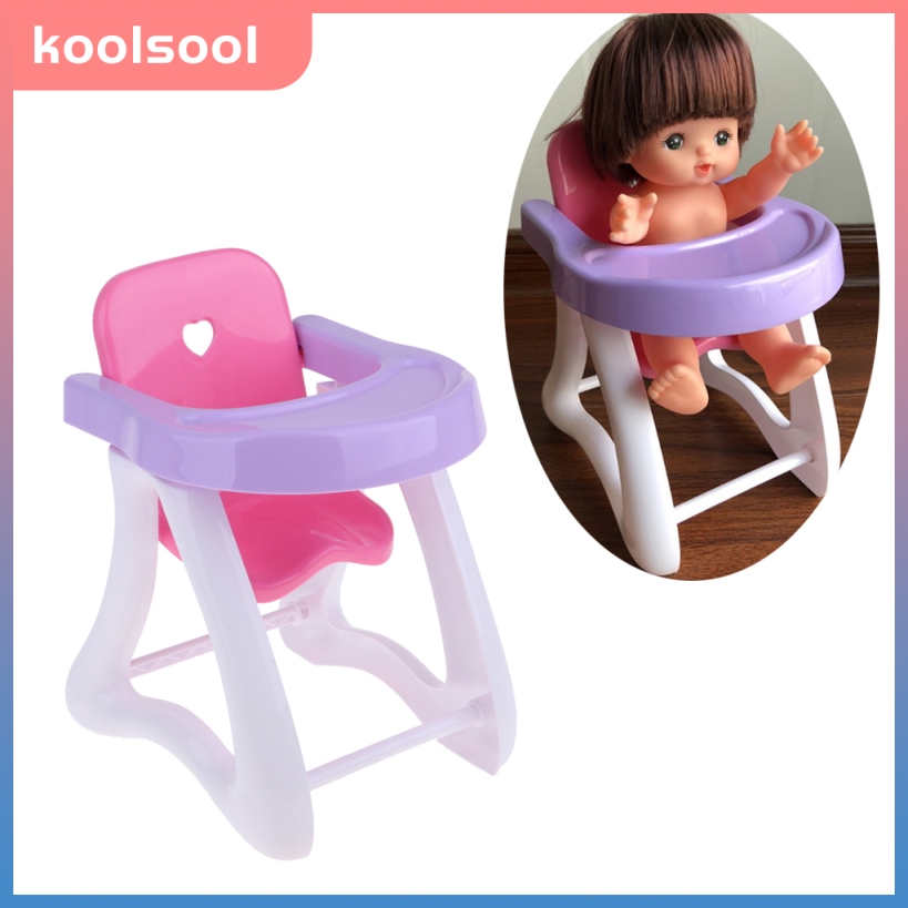 plastic doll high chair