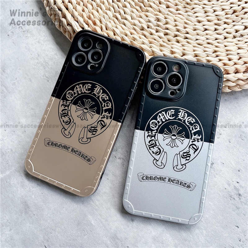 Chrome Hearts Iphone 13 12 Case For Iphone 11 Pro Max X Xs Max Xr 7 8 Plus Soft Metallic Cover Chic Casing Shopee Singapore