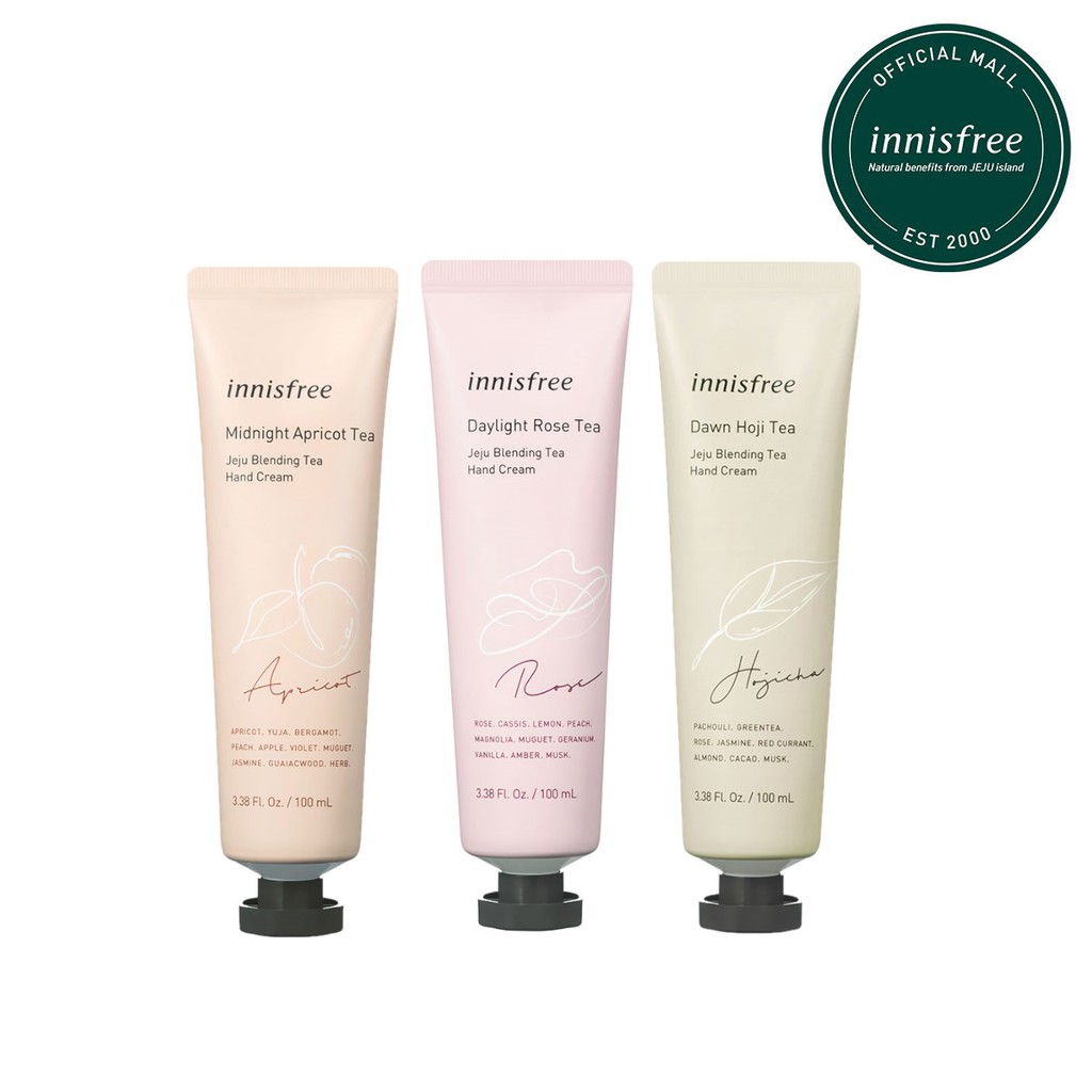 innisfree Jeju Blending Tea Hand Cream 100ml Shopee Singapore