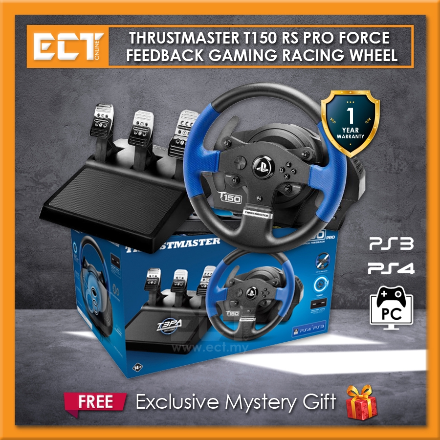 Thrustmaster T150 Rs Pro Racing Wheel Stearing For Pc Ps3 And Ps4 Shopee Singapore