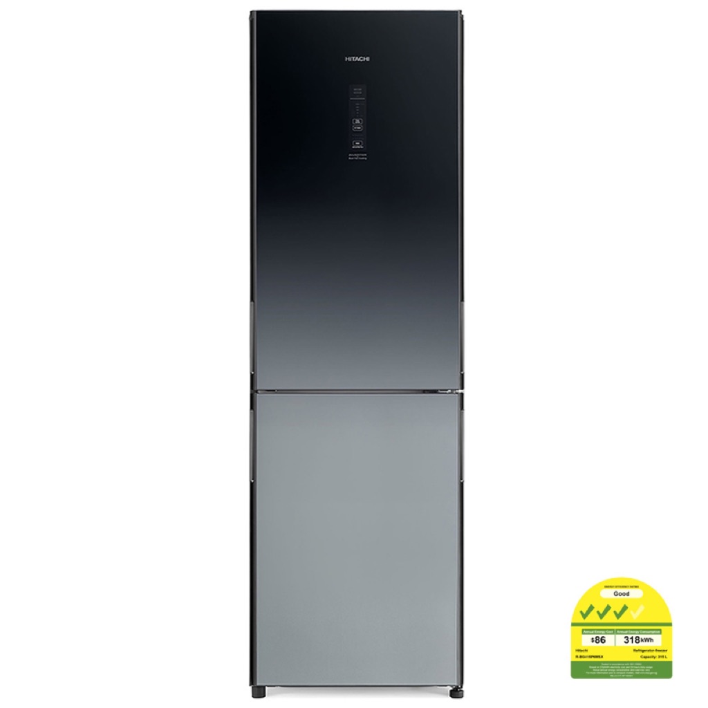 Hitachi RBG415P6MSX GBK / GBE /GPW/ XGR Bottom Freezer 2 Door 330L