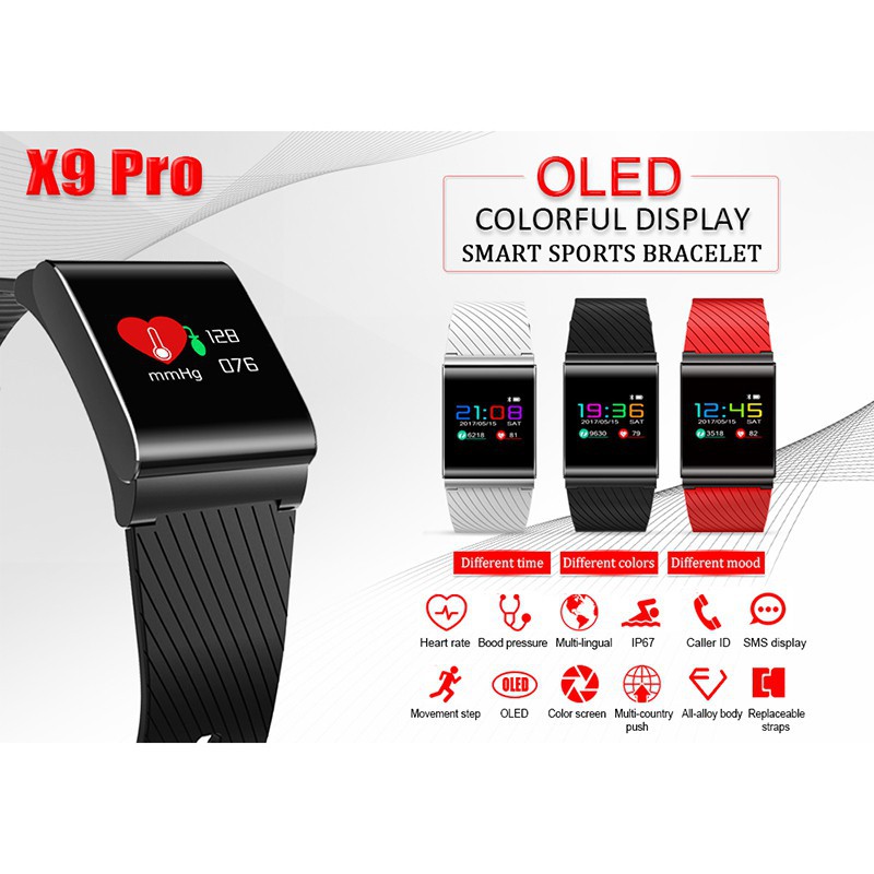 x9 pro heart rate smartband