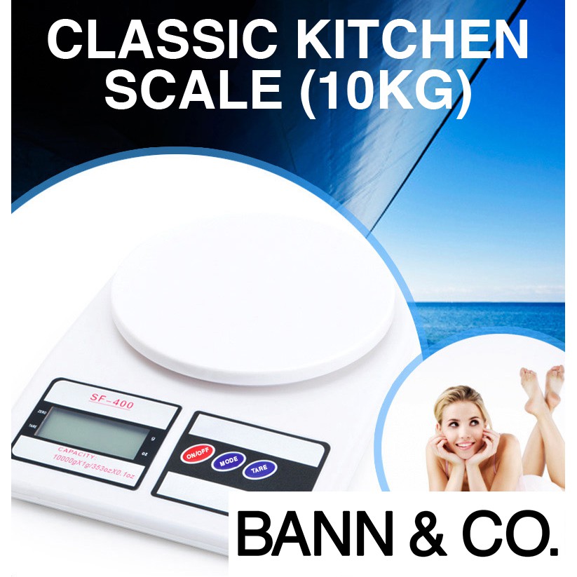 10KG Classic Kitchen Scale W LCD Display 1G Precision Shopee Singapore   Fa8fc28d7f3f5e5ed80f6c8c28f5e3c7