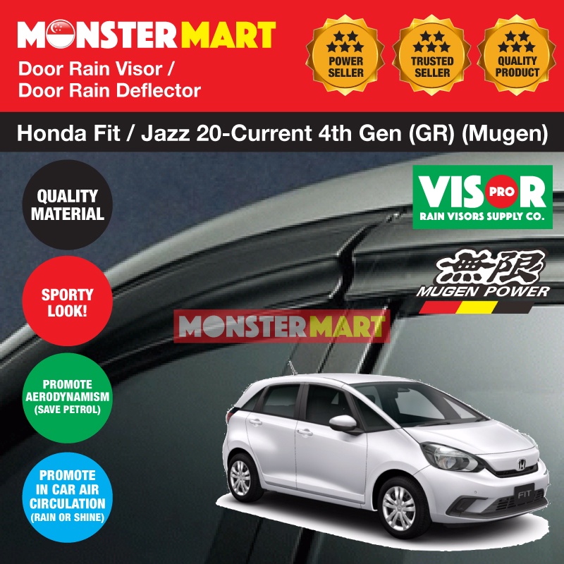 VISOR PRO Honda Fit Jazz 20202021 4th Generation (GR) Mugen Door