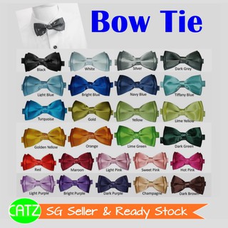 Image of [SG Seller] Bow Tie Wedding Groomsmen Bestmen Men Accessories Formal Wear Tuxedo