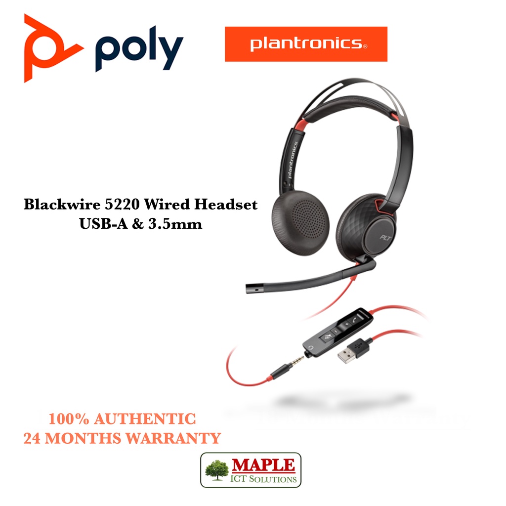 第1位獲得！】 poly Blackwire 5200ヘッドセット USB aaramrodrigues