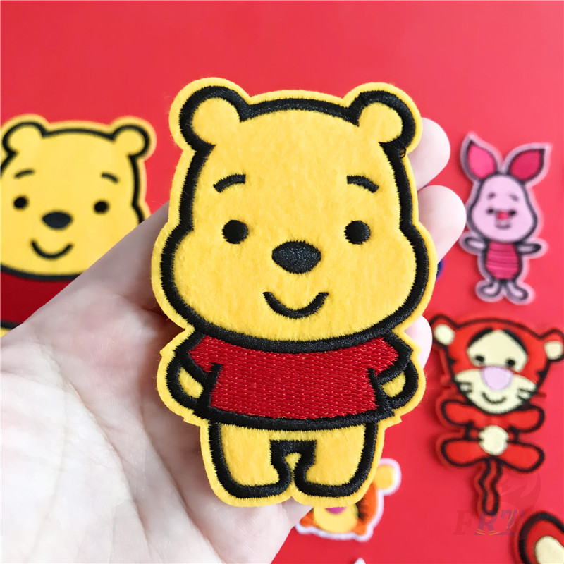 ♚ Winnie The Pooh - D i s n e y Cartoon Character：Pooh Bear / Piglet /  Eeyore Iron-On Patch ♚ 1Pc DIY Sew on Iron on Badges Patches | Shopee  Singapore
