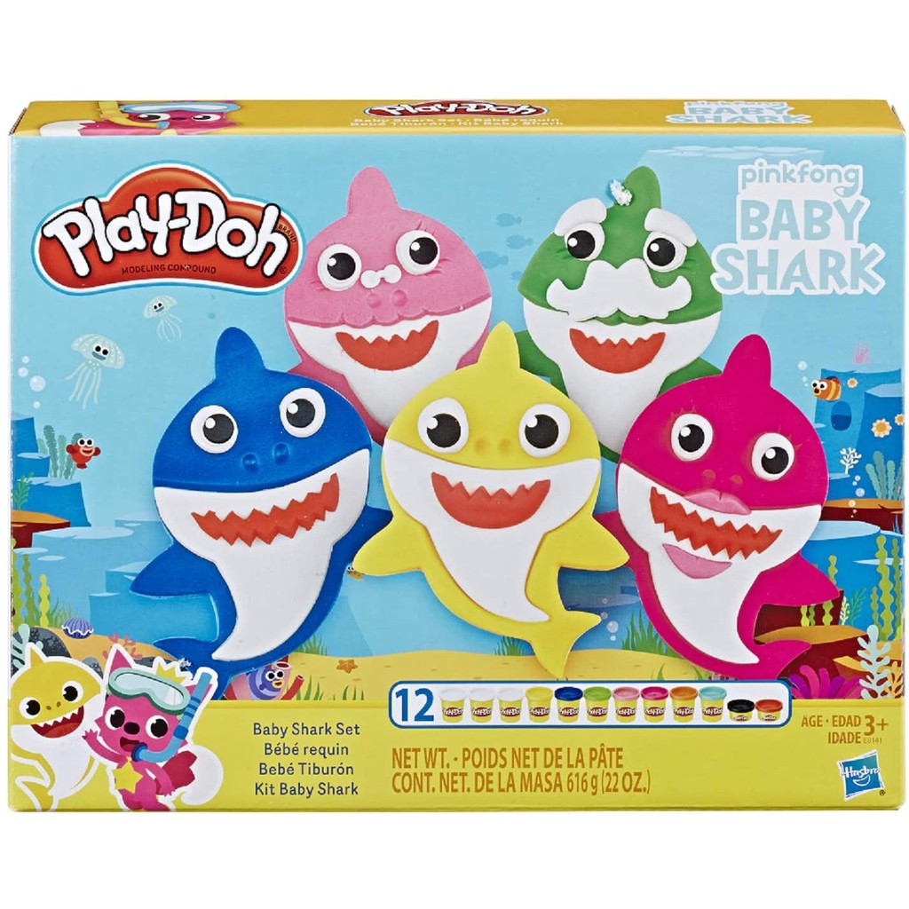 play doh shark