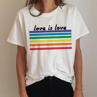 Image of thu nhỏ Lgbt Gay Pride Lesbian Rainbow summer top female 2022 vintage tshirt t shirt graphic tees women couple clothes #1