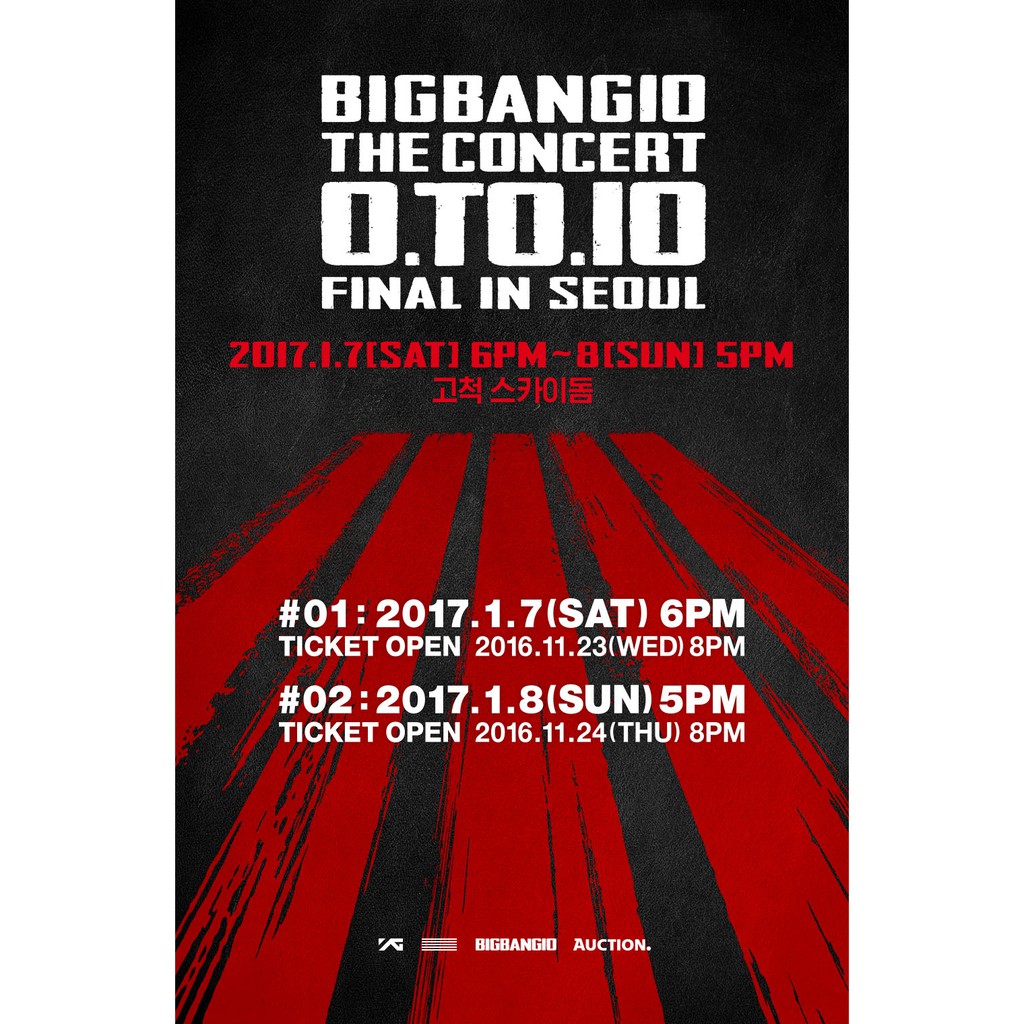 K Concert Bigbang 0 To 10 The Final In Seoul Shopee Singapore