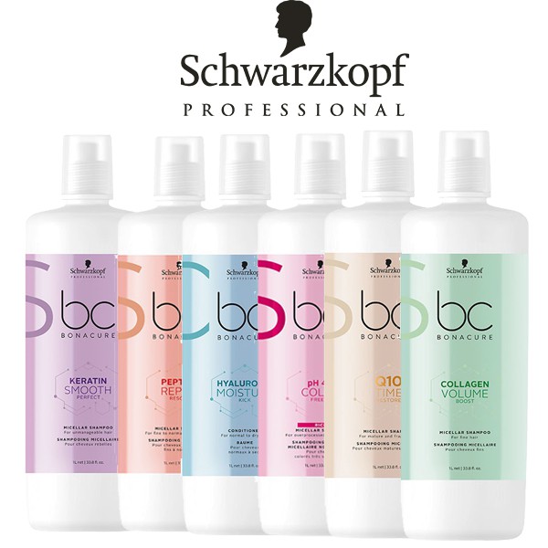 1000ML SALON SIZE* Schwarzkopf Professional Bonacure Kick Hair Shampoo / Conditioner / | Shopee Singapore