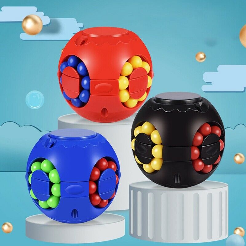 Rubik ball Magic Cube rainbow puzzle ball Magic Beans Fingertip ...