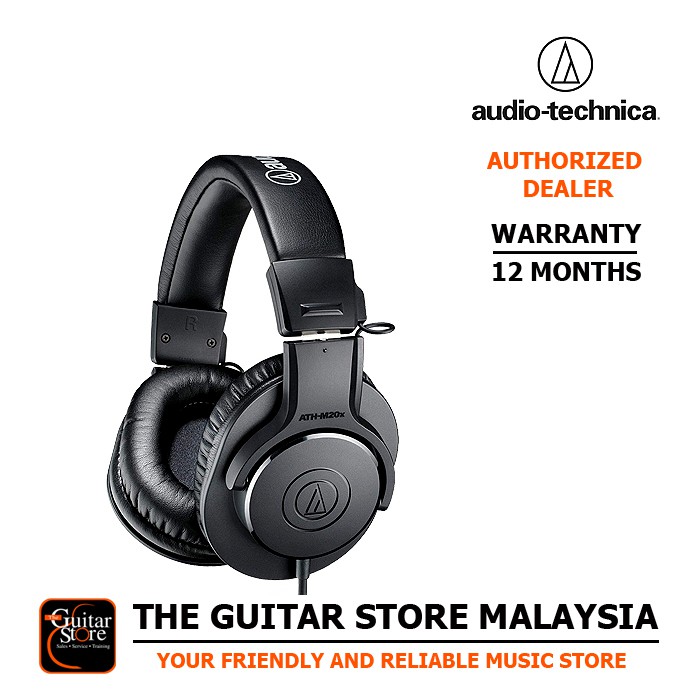 Shop Malaysia Audio Technica Ath M20x Professional Monitor Headphones Shopee Singapore
