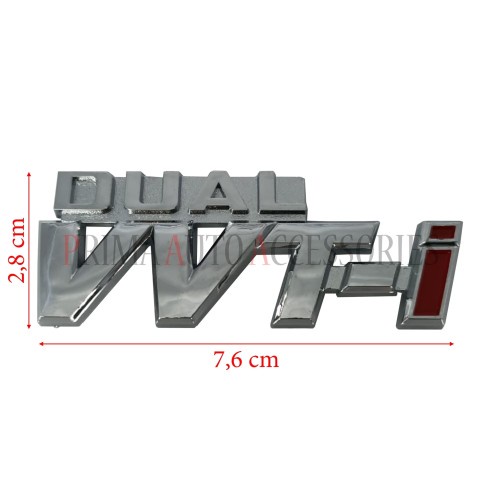 Dual VVT-I VVTI OEM HIGH QUALITY Car Logo Emblem / Symbol Dual VVT-I / Dual VVT-I / Universal Car Emblem