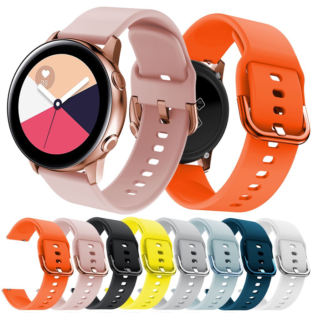 samsung galaxy watch active 2 44mm 40mm strap classic silicone watch