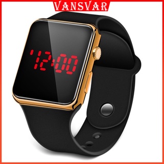 Unisex LED Digital Sports Watch Fashion Silicone Strap Watches