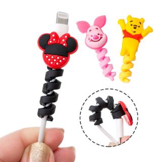 3D Cartoon Date Cable Protector For Android iPhone iPad USB Earphone Line Cord Winder