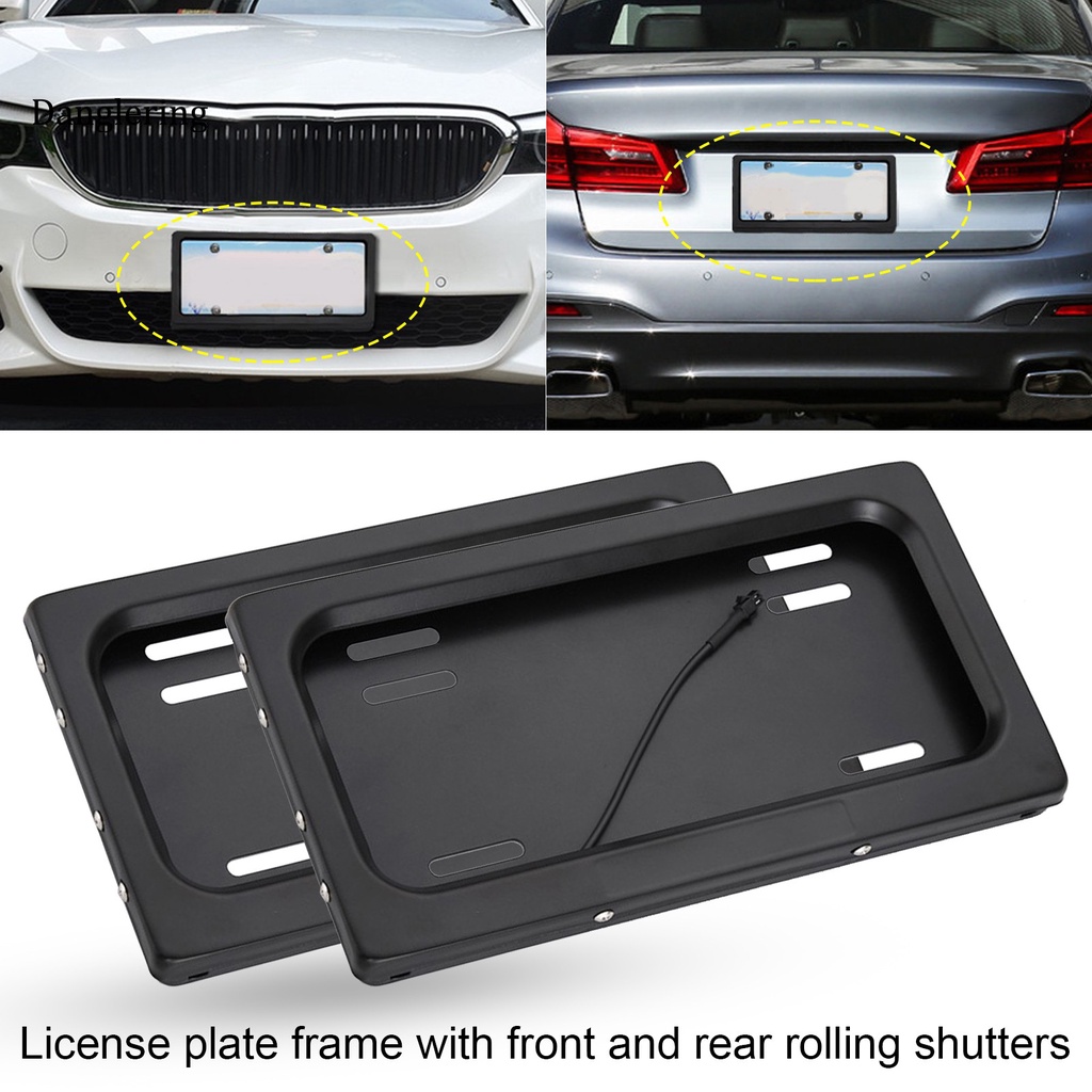 Dl Automotive Convenient License Plate Holder Electric License Plate Holder Perfect Fitment Shopee Singapore
