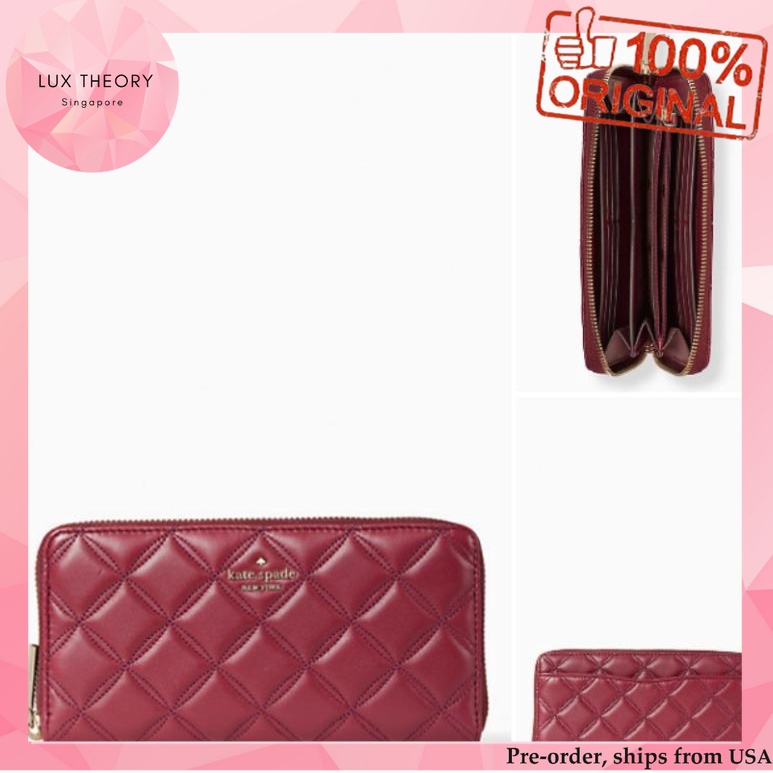 Preorder Kate Spade Natalia Large Continental Wallet (Multiple
