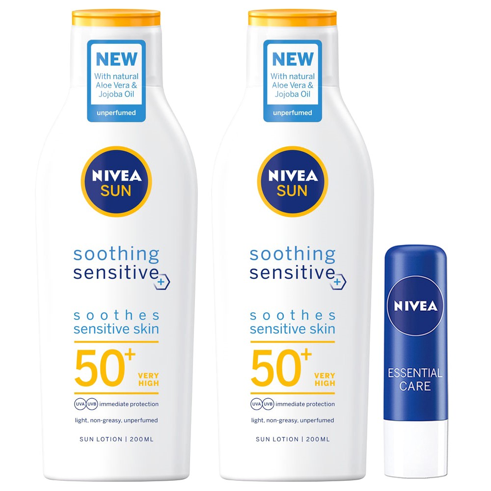 nivea sun soothing sensitive 50