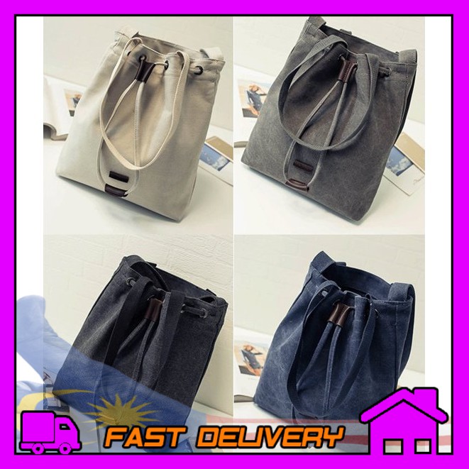 Woman 2 In 1 Shoulder Sling Bag Casual Bucket Cute Handbags Beg Hand Cross Contents Goods Shopee Singapore