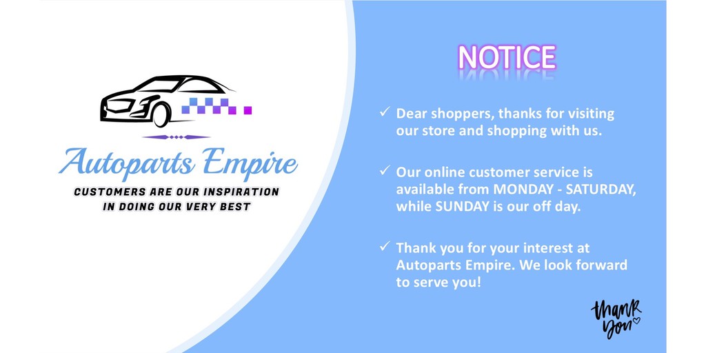 Autoparts Empire, Online Shop  Shopee Singapore