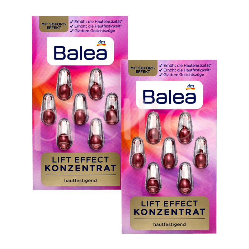 Balea Lift Effect Anti Wrinkle Face Concentrate Serum 7capsules X2 Pink Shopee Singapore