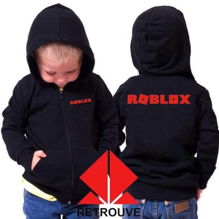 Roblox Children S Vest Jacket Black Shopee Singapore - black red nike windbreaker roblox