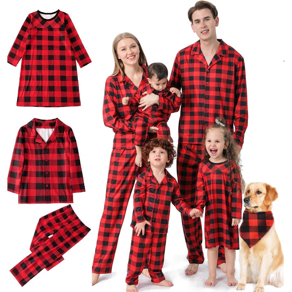 plaid christmas pajamas